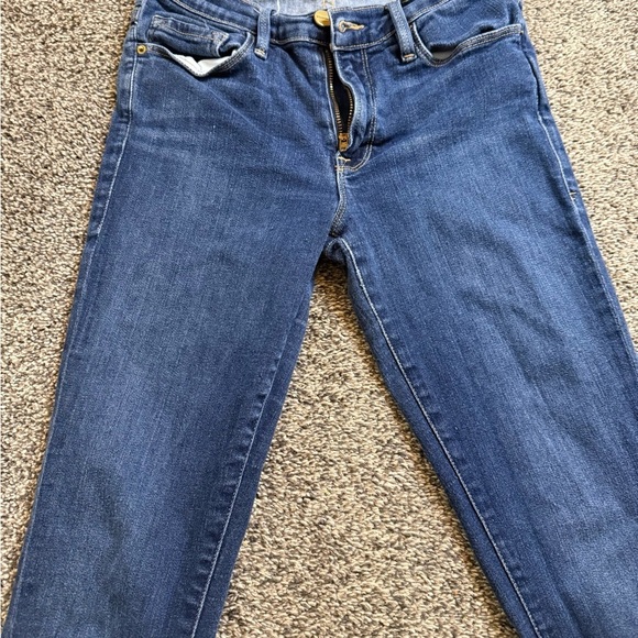 Frame Denim Blue Skinny Jeans Classic Style - Picture 2 of 6